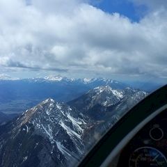 Flugwegposition um 11:34:32: Aufgenommen in der Nähe von Municipality of Tržič, Slowenien in 2457 Meter
